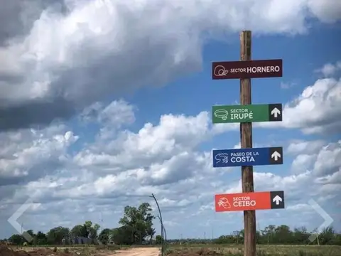 Venta terreno lomas del paraná, villa const 500 m2