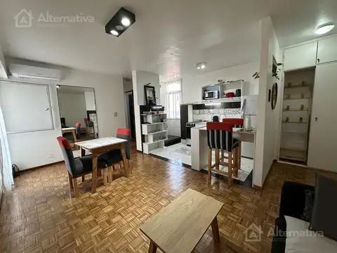 Departamento dos ambientes  alquiler temporario san nicolas.