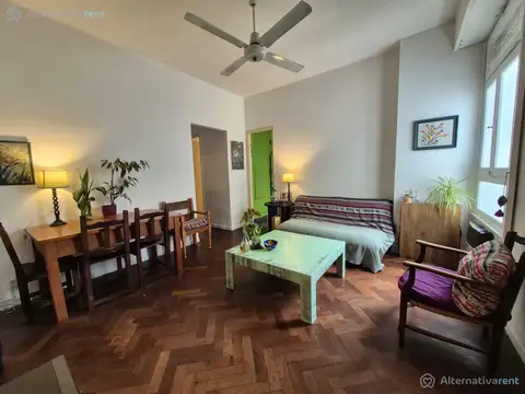 Departamento alquiler temporario amoblado mensual villa crespo 2 amb