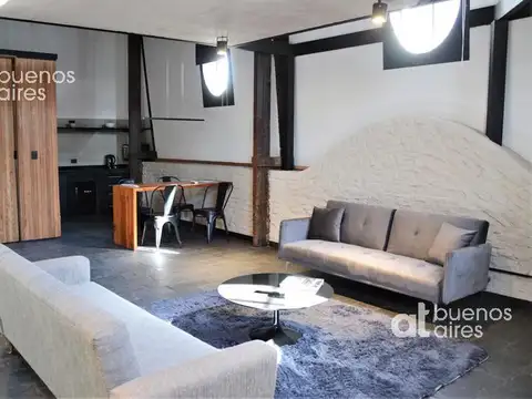 San telmo. moderno loft con dormitorio en entrepiso. alquiler temporario
