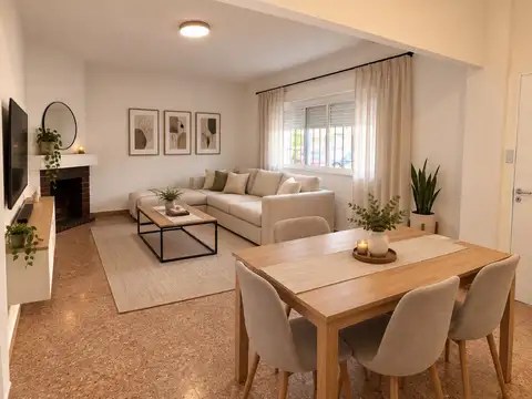 Casa en venta en villa del parque, con garage, patio y terraza