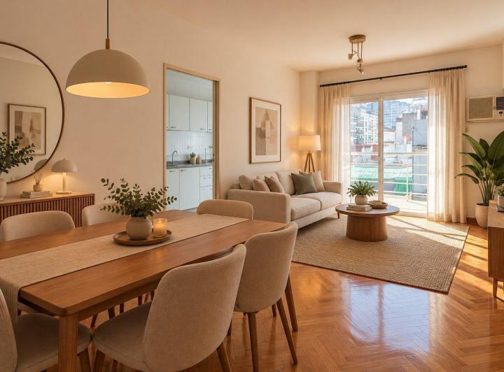 Departamento · 44m² · 2 Ambientes · 1 Cochera