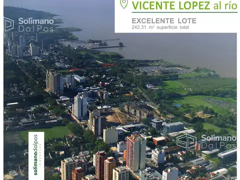 Terreno en Venta en Vicente Lopez Vias / Rio, Vicente Lopez