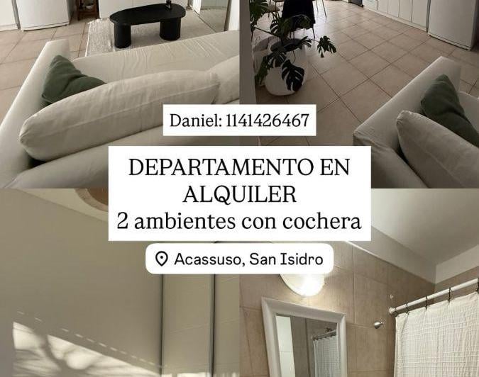 Departamento · 45m² · 2 Ambientes · 1 Cochera