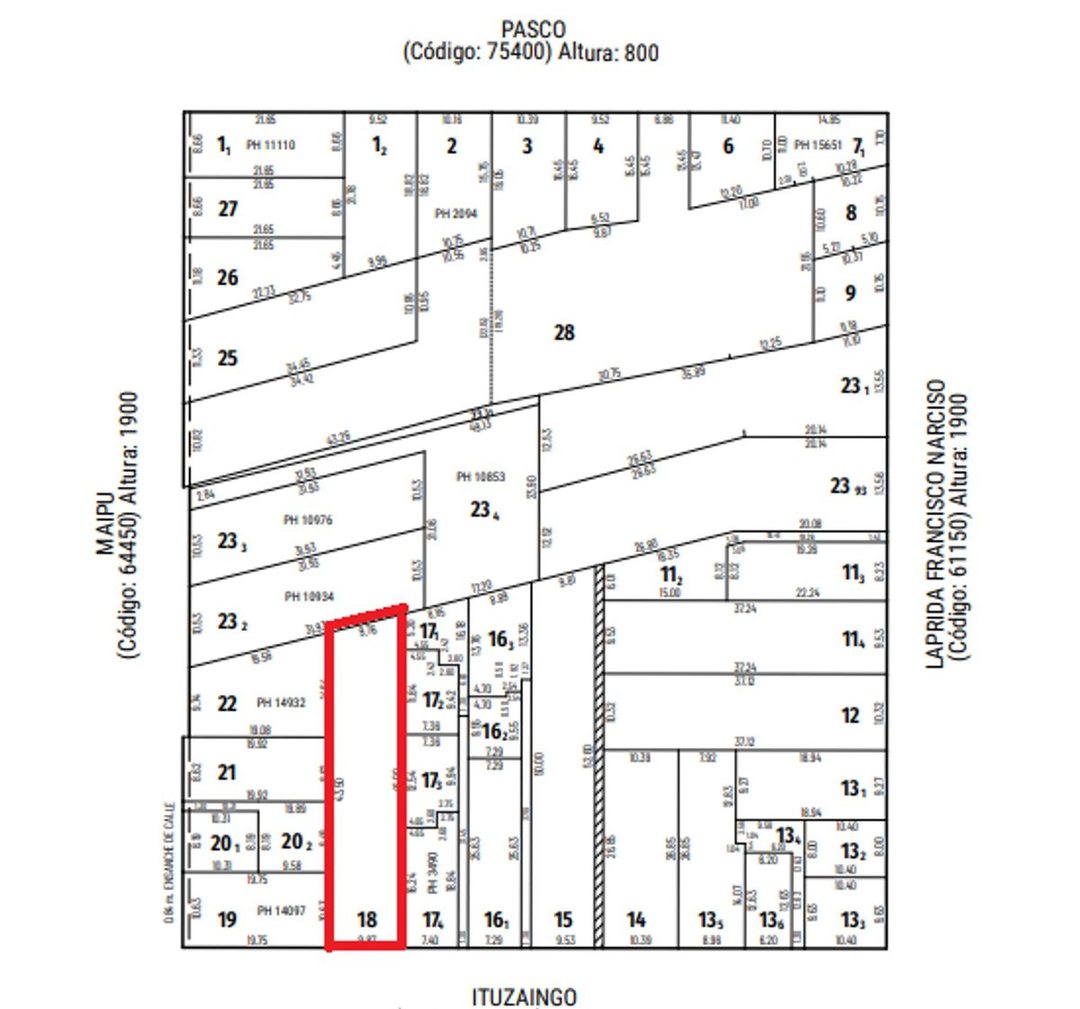 VENTA LOTE CONSTRUCTORA - 439 m2 -REP LA SEXTA
