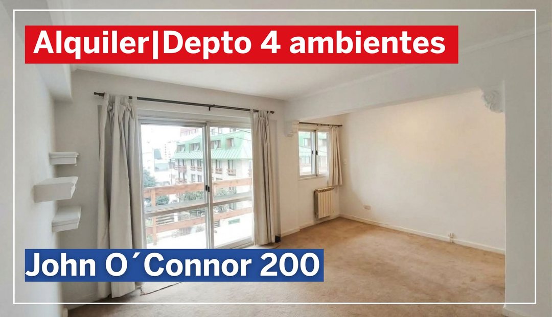 Depto Alquiler 4 ambientes Centro Bariloche