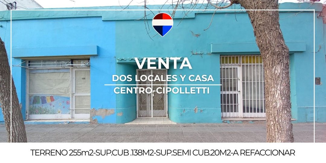 VENTA DE DOS LOCALES CON CASA