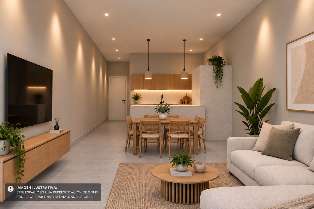 DEPARTAMENTO MONOAMBIENTE EN VENTA LA PLATA BALCON