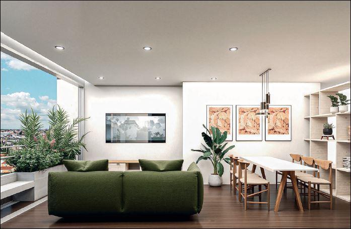 Departamento · 102m² · 3 Ambientes · 1 Cochera