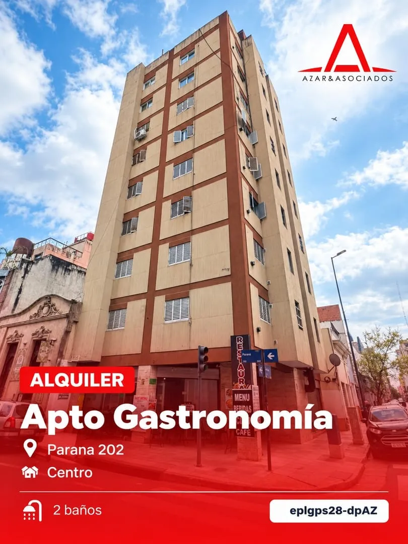 Local apto gastronomía en venta - Paraná 202, Centro