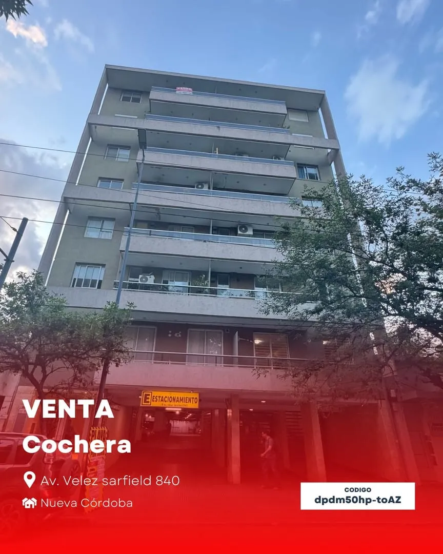 Cochera cubierta en venta, Av. Vélez Sarsfield 840