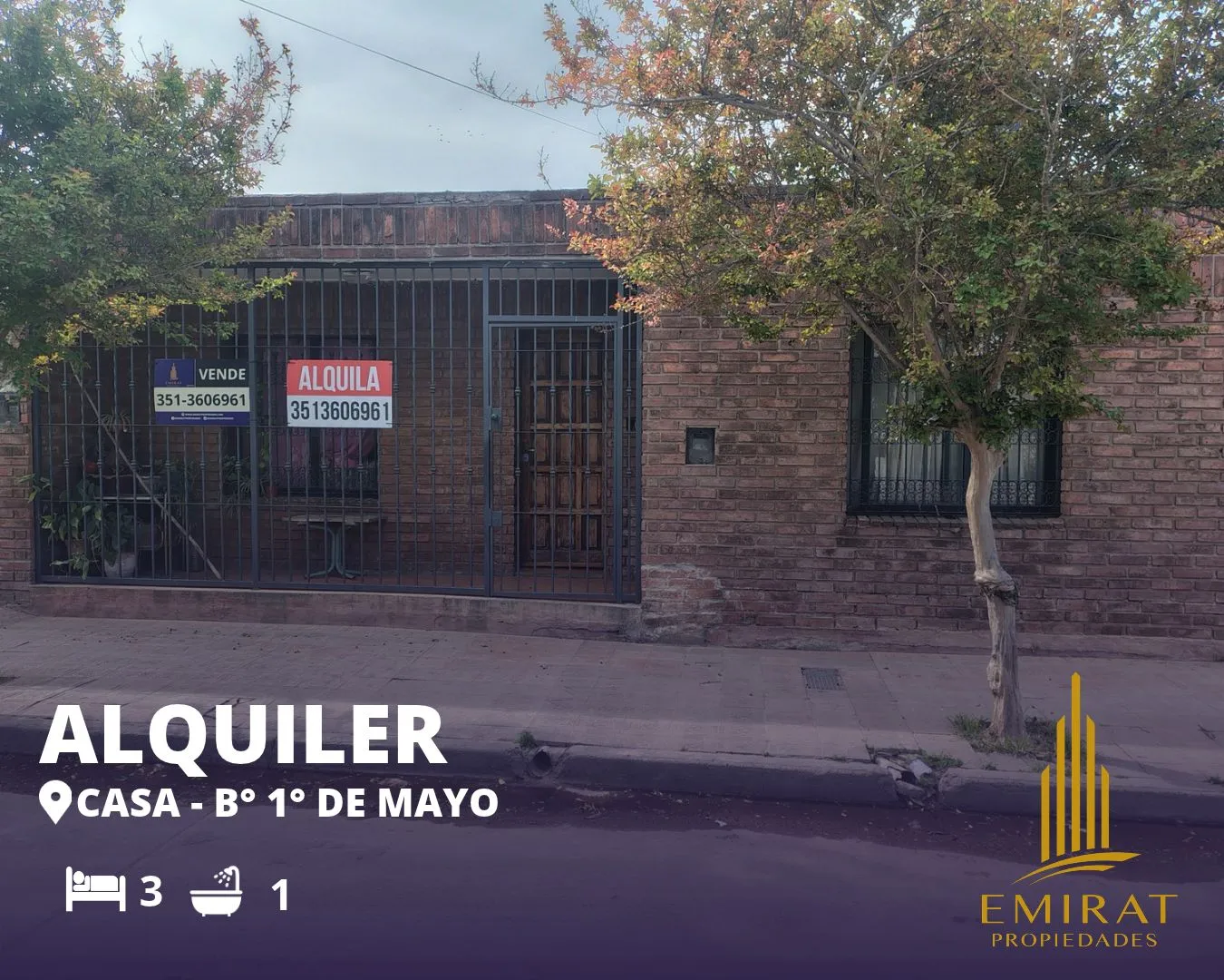Casa en alquiler 3 dormitorios en barrio Colonia Lola