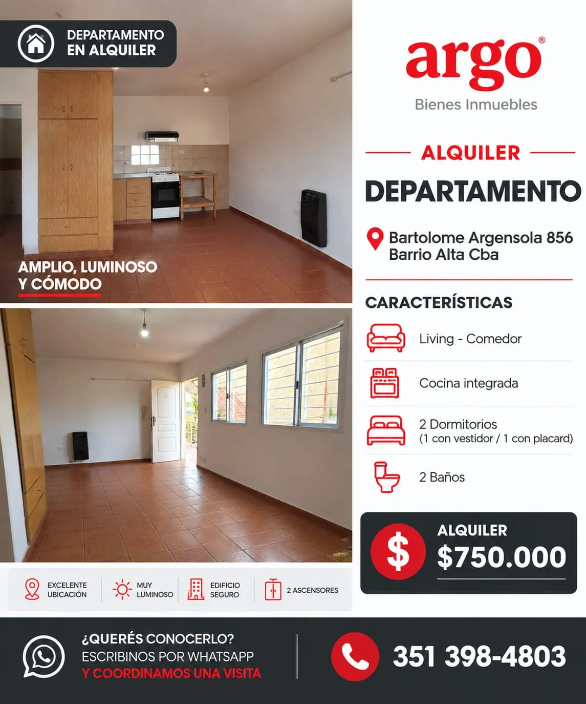 Departamento en Alquiler