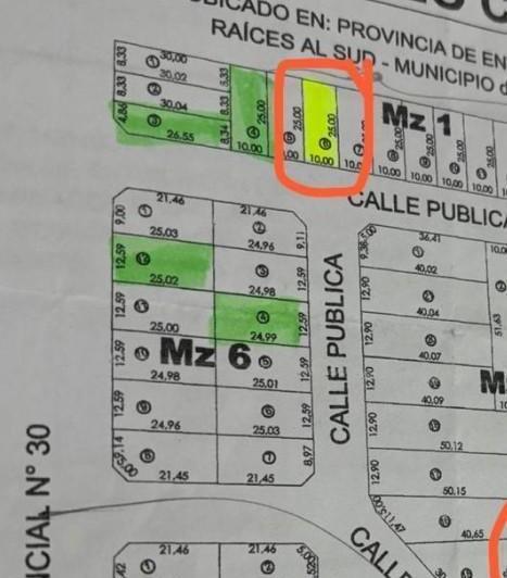 Terreno · 250m²