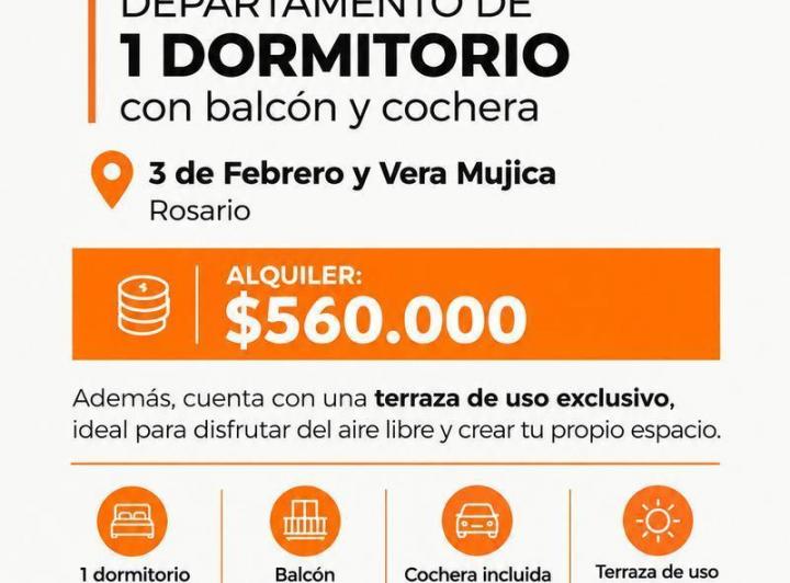 Departamento · 40m² · 2 Ambientes