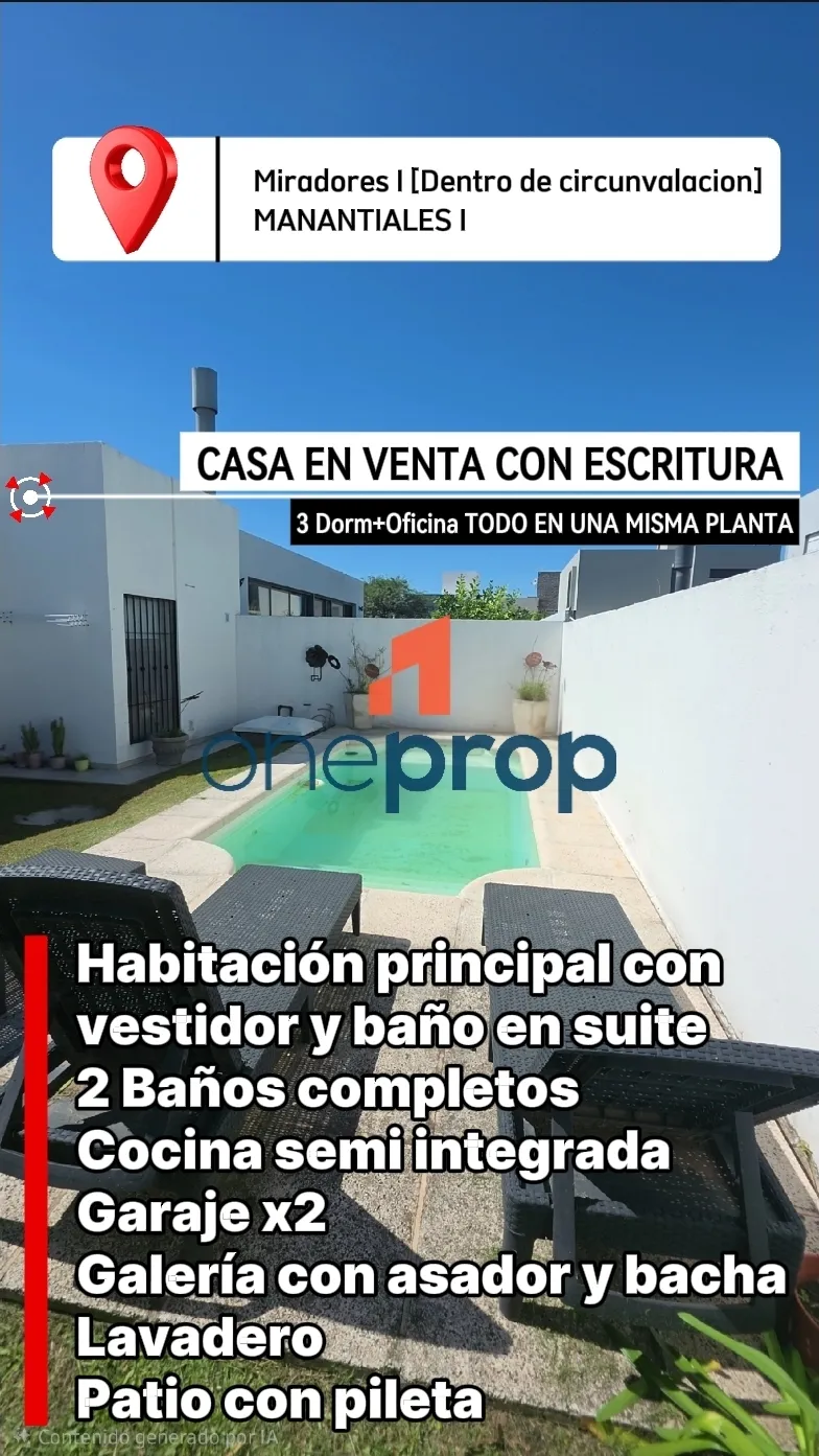 BUSCAS UNA CASA SIN ESCALERAS, CON ESCRITURA Y SEGURIDAD?ENTONCES DEJA DE BUSCAR