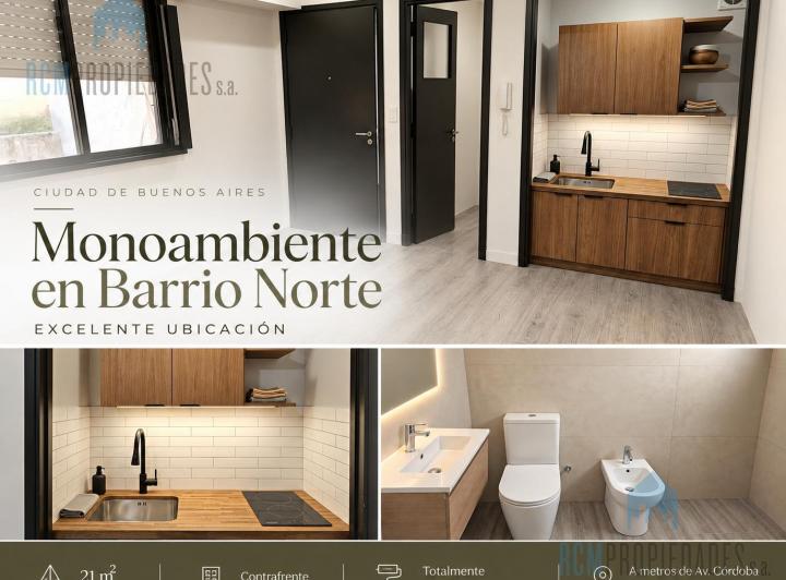 Departamento · 21m² · 1 Ambiente