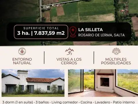 Terreno en Venta en La Silleta, Rosario de Lerma
