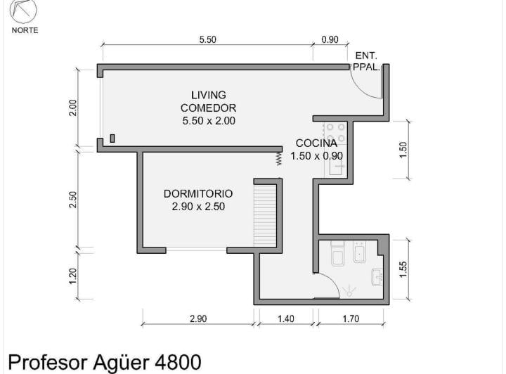 Departamento · 31m² · 1 Ambiente