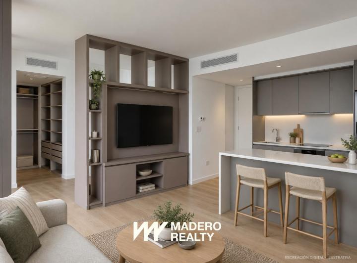 Departamento · 56m² · 1 Ambiente · 1 Cochera