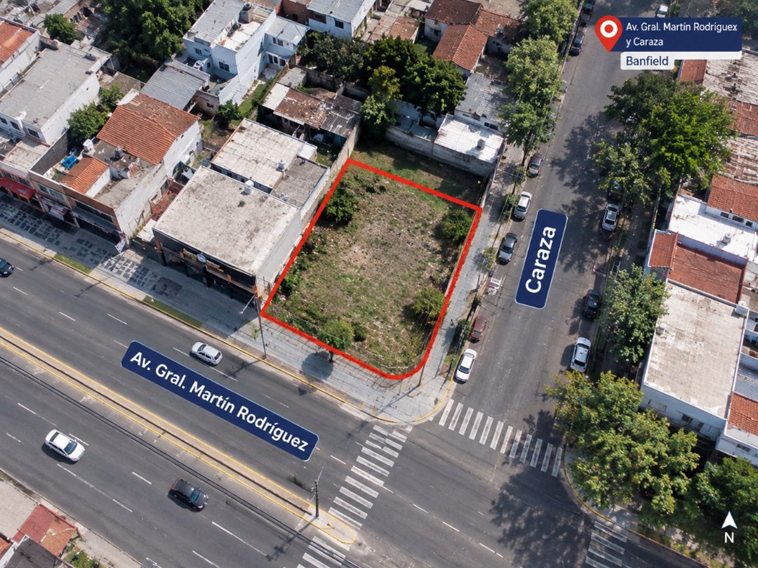 VENTA LOTES 500 MTS SOBRE AV. M RODRIGUEZ BANFIELD