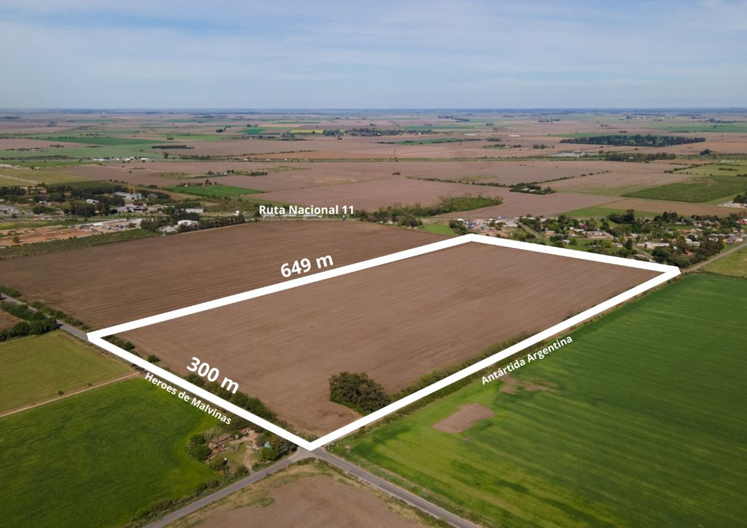 VENTA CAMPO 19,3 HA EN PTO GRAL SAN MARTIN