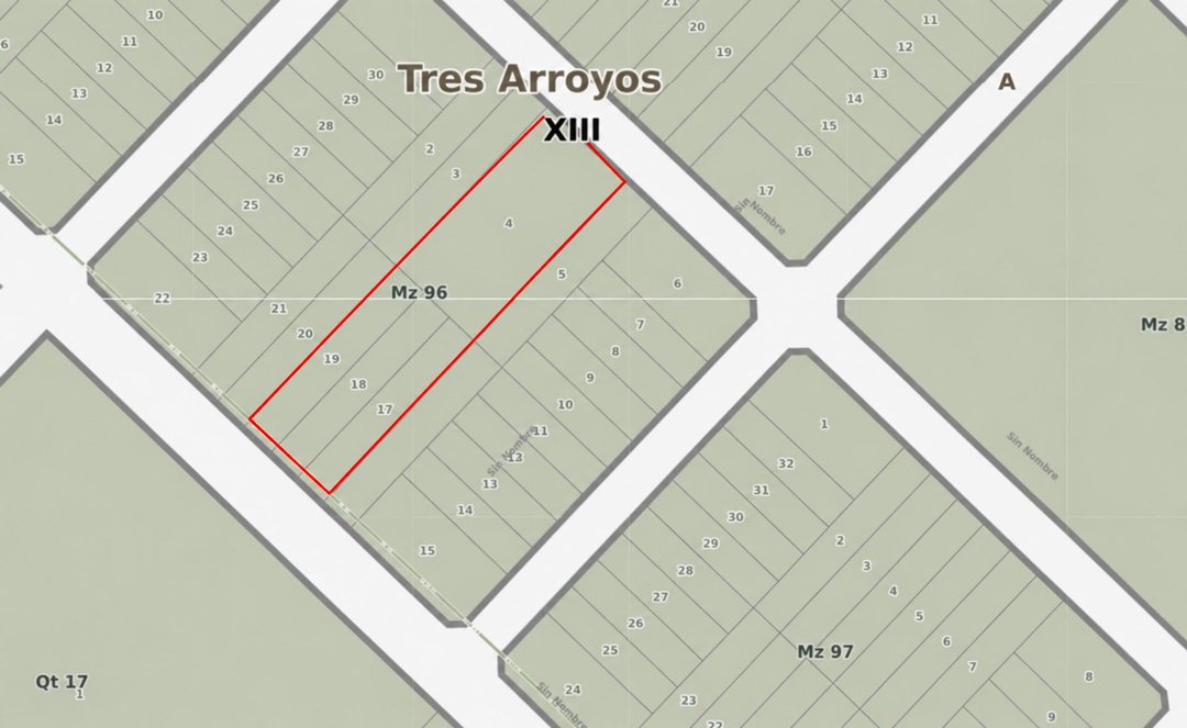 VENTA 4 LOTES EN BLOCK EN COPETONAS, 3.600 M²
