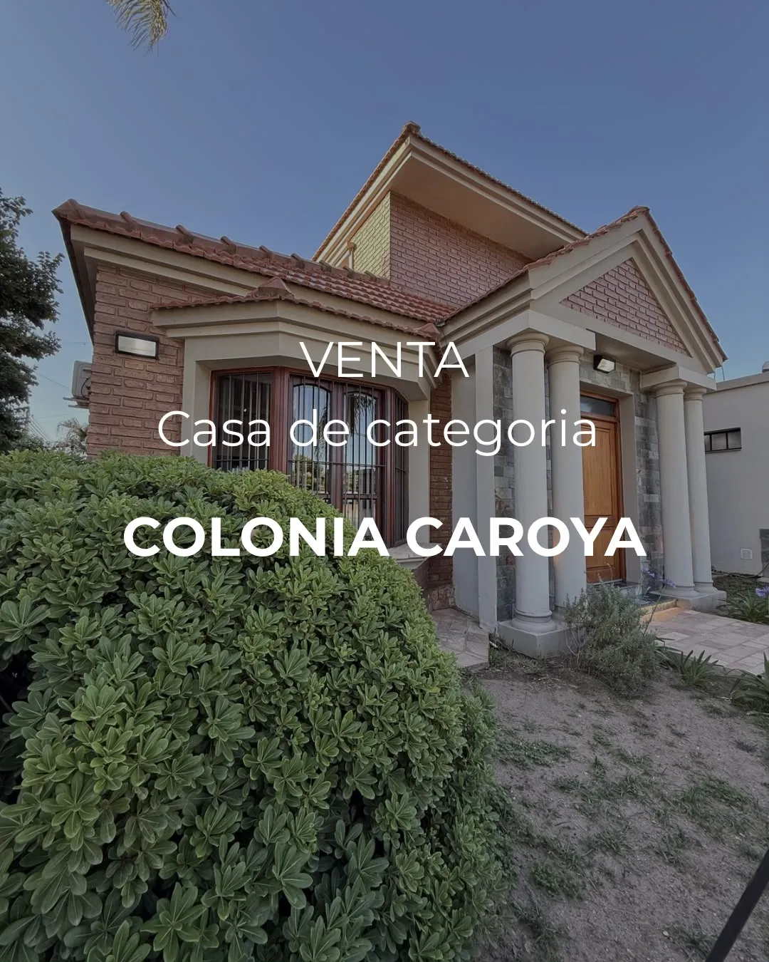 VENTA-MULTIFUNCIONAL: CASA+OFICINA+2 DEPTOS-COLONIA CAROYA