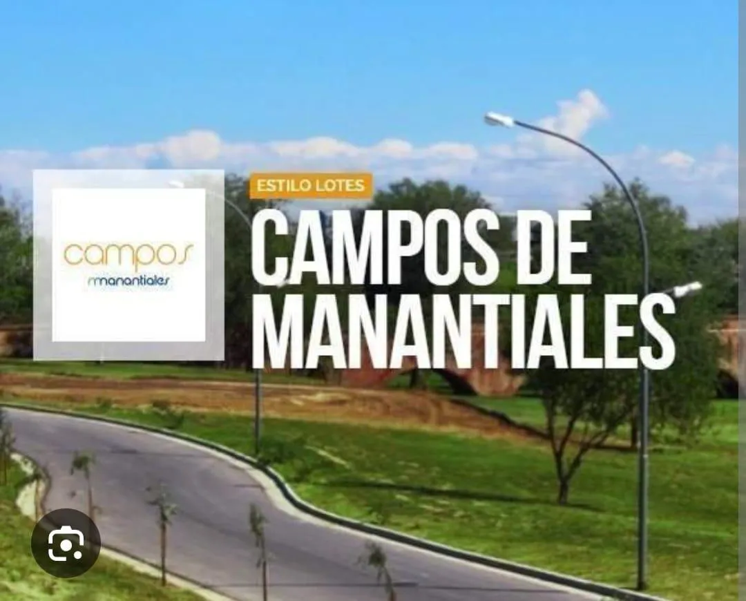 VENTA LOTE 300M2 ALTO DUPLEX- CAMPOS DE MANANTIALES