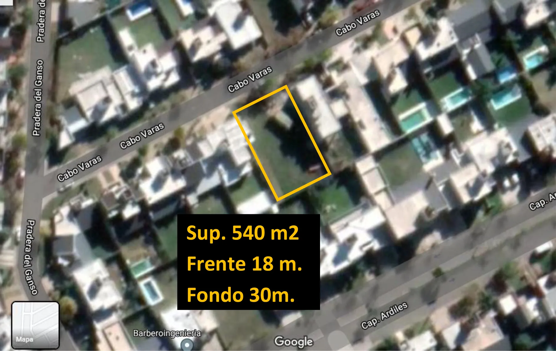 Venta de lote 540m en Tejas de la Candelaria (Ex Tejas del Sur 2) - Escritura