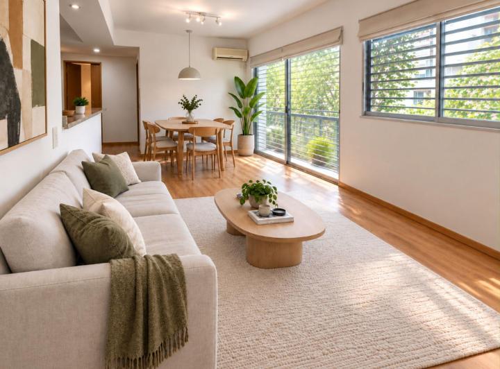 Departamento · 45m² · 2 Ambientes · 1 Cochera