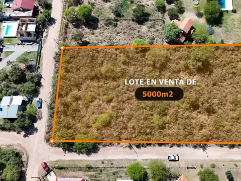 Lote 5.000 m² en venta los tomeros merlo san luis