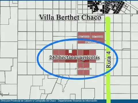 Campo venta 242 hectáreas villa berteth
