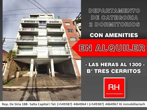 Departamento de categoria 2 dormitorios-alquiler