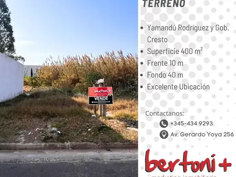 Terreno en venta