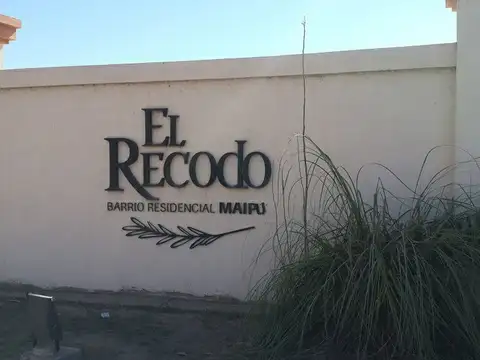 Venta lote barrio privado el recodo - maipu