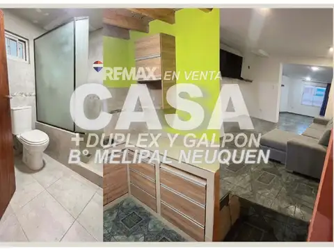 Venta casa 2 dormitorios + duplex 1 dormitorio
