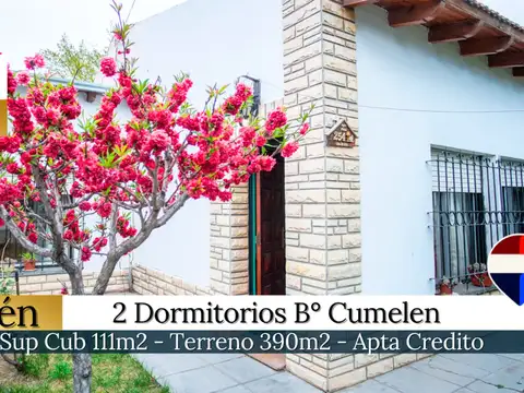 Venta casa 2 dormitorios en b° cumelen neuquén