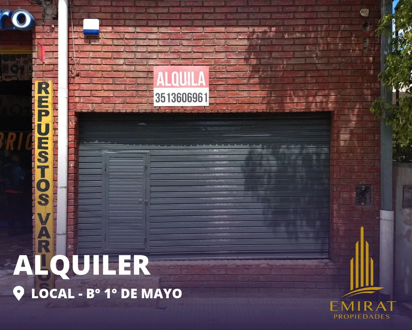Local en alquiler, barrio primero de mayo