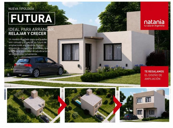 Casa · 40m² · 2 Ambientes · 1 Cochera