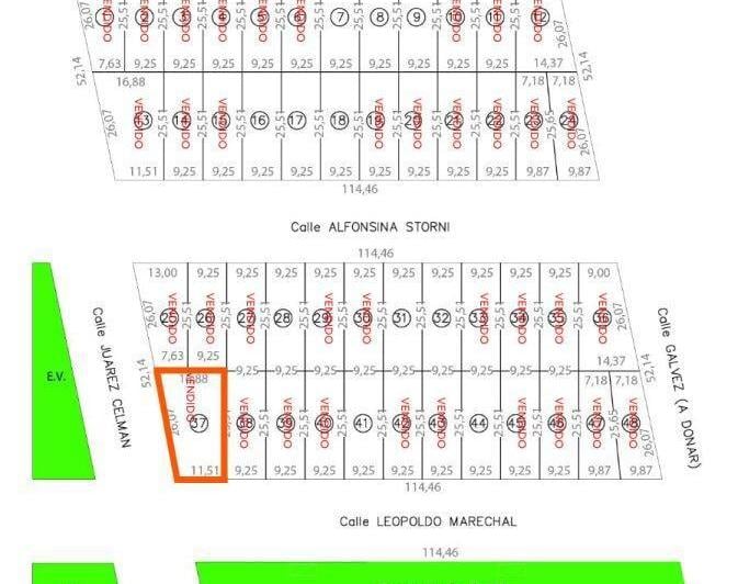 Terreno · 370m²