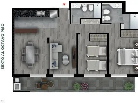 Departamento en Venta en Martín, Rosario
