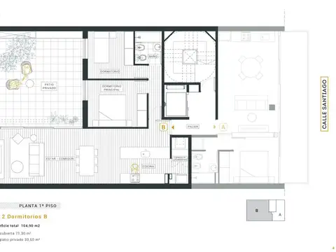 Departamento en Venta en Pichincha, Rosario