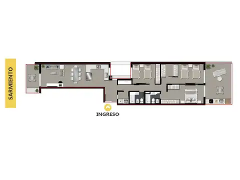 Departamento en Venta en Centro, Rosario
