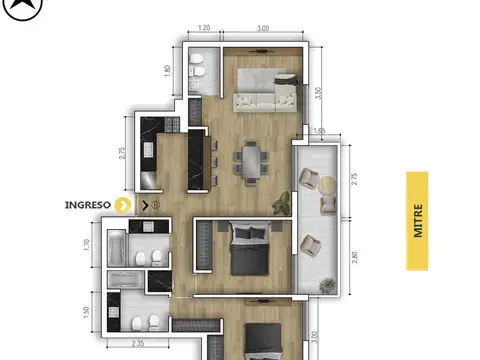 Departamento en Venta en Rosario, Santa Fe