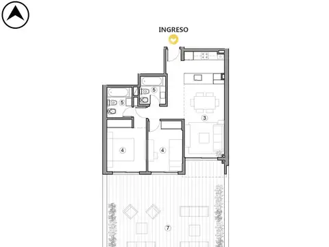 Departamento en Venta en Centro, Rosario