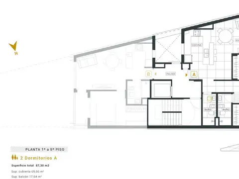 Departamento en Venta en Abasto, Rosario