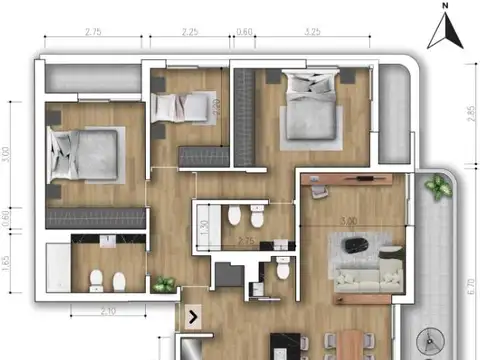 Departamento en Venta en Centro, Rosario