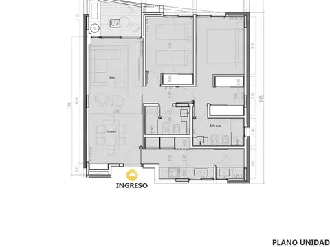 Departamento en Venta en Centro, Rosario