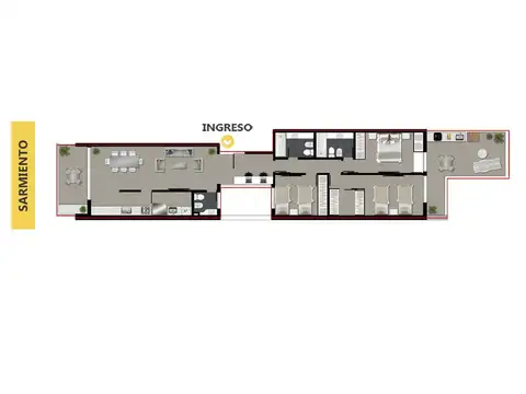 Departamento en Venta en Centro, Rosario